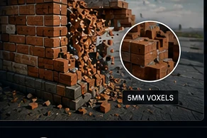Fine scale wall destruction